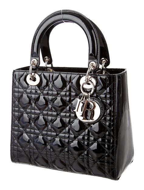 miss dior black handbag price|lady dior handbag medium.